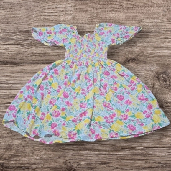 GIRL'S BTWEEN FLOWER SUN DRESS - Picture 1 of 4
